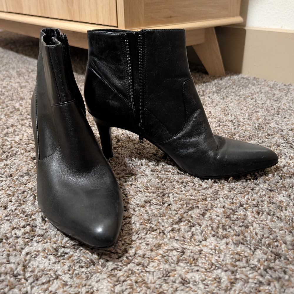 Naturalizer Black Ankle Boots